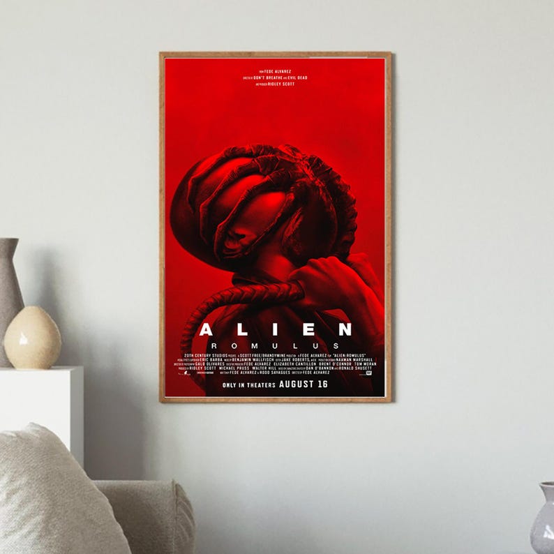 Alien Romulus Movie Poster, High Definition Canvas Print - Etsy