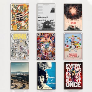 Everything Everywhere All at Once Movie Poster,Wall Art ,Art Home decoration Poster,Gifts High Quality ,Canvas Art Print