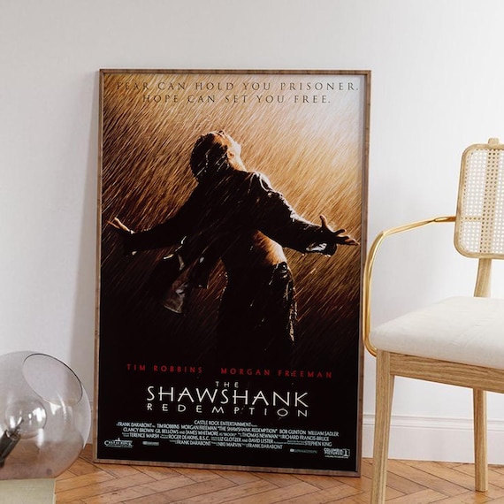 ショーシャンクの空に映画ポスター：高解像度キャンバスアートプリント
