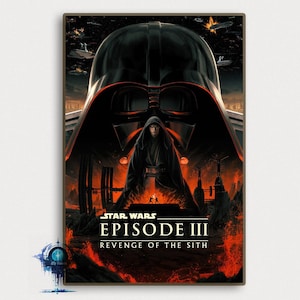 Revenge of the Sith Poster 20th Jubiläum Poster Movie Poster Vintage Classic Movie Poster Art Dekoration Poster Geschenke