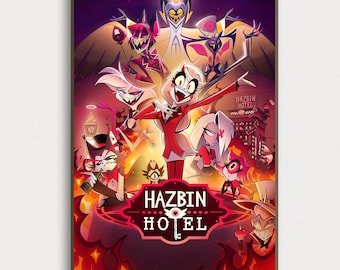 ハズビンホテル・ヴォックスのファンアートポスター - Etsy 日本