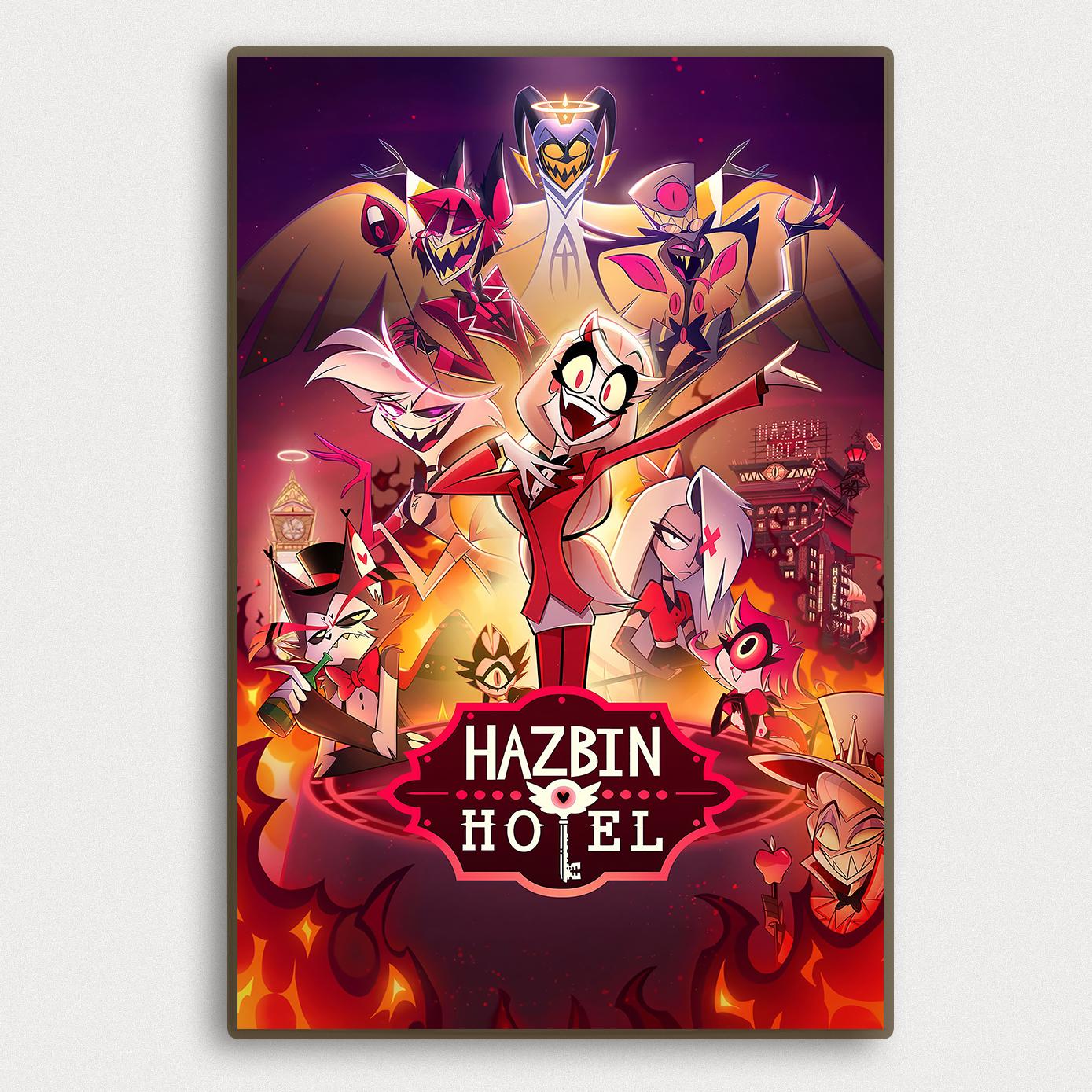 Hazbinhotel ハズビンホテル　レンチキュラーポスター　ハスク ハズビンホテル HAZBIN HOTEL アラスター レンチキュラー