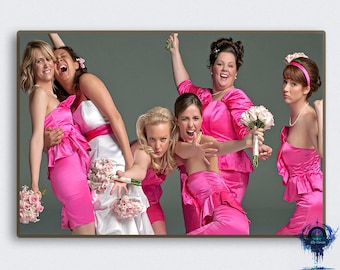 Bridesmaids Movie Poster: Vintage Comedy Art Print