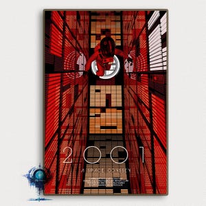 2001 A Space Odyssey Movie Poster, Wandkunst, Kunst Dekoration Poster, Geschenke hohe Qualität, Leinwand Kunstdruck