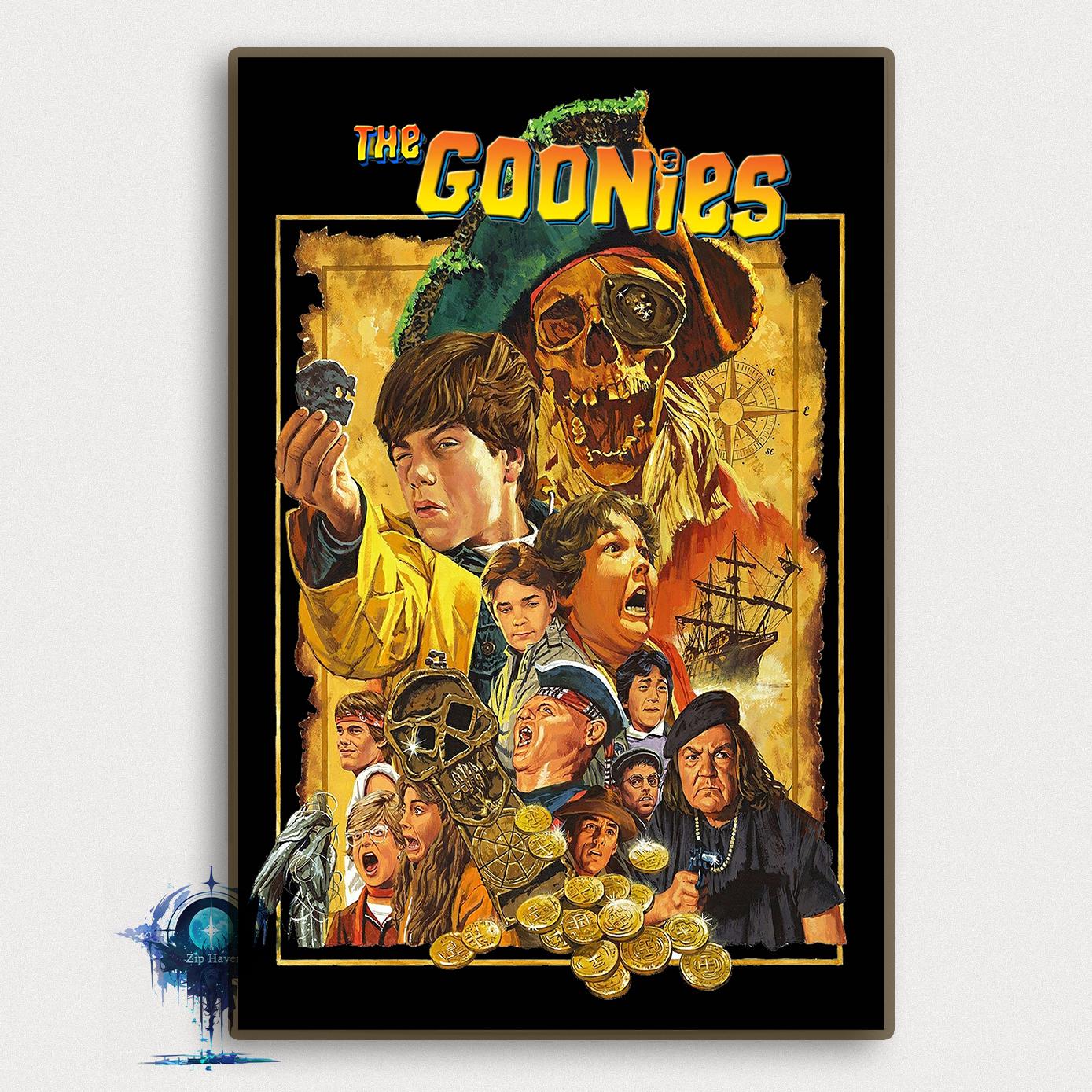 グーニーズ映画ポスター：高解像度キャンバスアートプリント - Etsy 日本