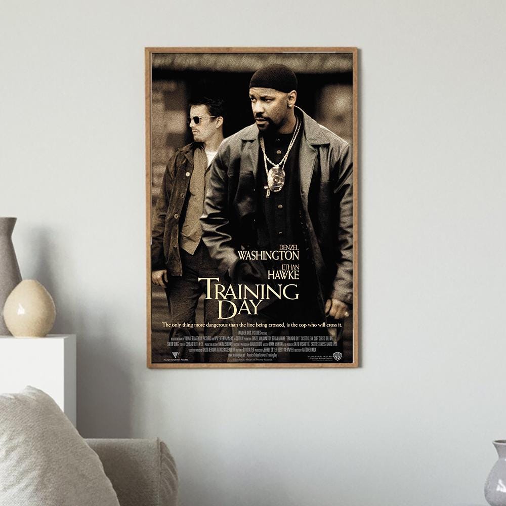 Training Day Movie Poster: High-definition Canvas Art Print - Etsy