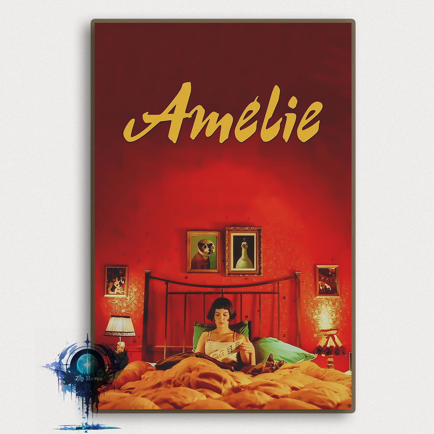 Amelie Movie Poster: Vintage French Film Canvas Art Print - Etsy