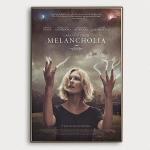 Melancholia Movie Poster Vintage Classic Movie Poster Art Home decoration Poster Gifts High Quality Canvas Art Print