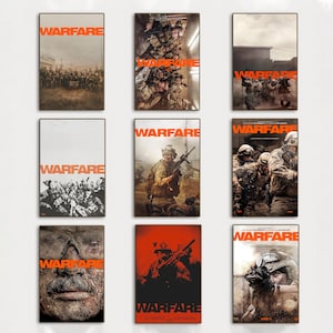 Póster de película de guerra, póster de película clásica vintage, póster de decoración del hogar, regalos