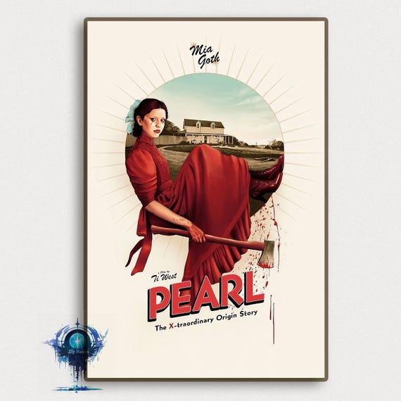 パール映画ポスター：高解像度キャンバスアートプリント - Etsy 日本