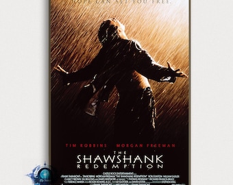 ショーシャンクの空に 映画ポスター - 高品質キャンバスアートプリント