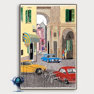 Póster de película "Llámame por tu nombre", póster de película clásico vintage, arte para decoración del hogar, póster, regalos, impresión artística en lienzo de alta calidad.