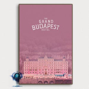The Grand Budapest Hotel Movie Poster,Wall Art ,Art Home decoration Poster,Gifts High Quality ,Canvas Art Print