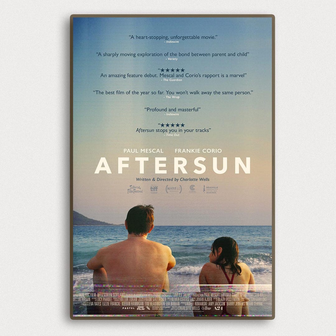 AFTERSUN Movie Poster: Vintage Canvas Art Print - Etsy