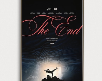 Póster de la película The End, impresión artística de cine clásico
