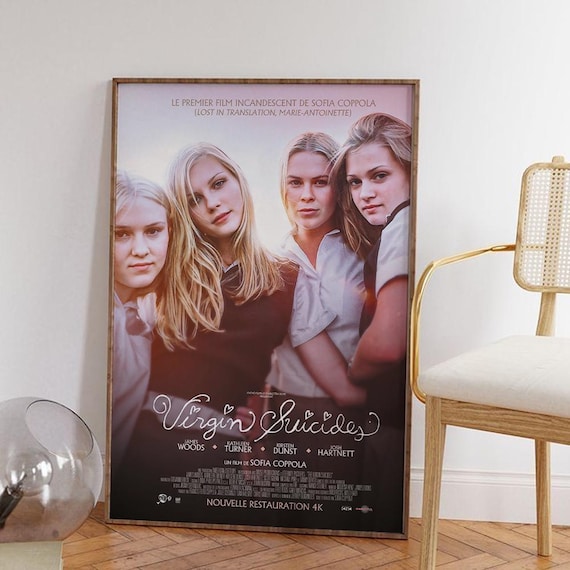 The Virgin Suicides Movie Poster: Sofia Coppola Film, Canvas Art