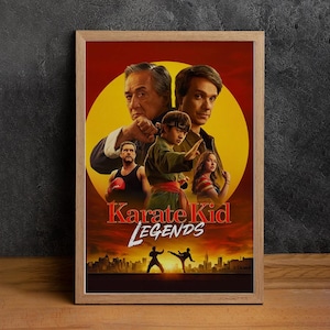 Karate Kid Movie Poster, High Quality Canvas Print, Wall Art, Classic Poster, Film Fan Collectibles, Home Decor