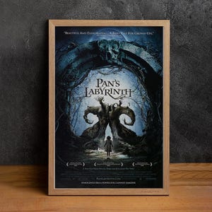 Pan&#39;s Labyrinth Movie Poster, High Quality Canvas Print, Wall Art, Classic Poster, Film Fan Collectibles, Home Decor