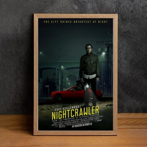 Nightcrawler Movie Poster, Wysokiej Jakości Wydruk Na Płótnie, Sztuka Ścienna, Klasyczny Plakat, Kolekcje Fanów Filmów, Wystrój Domu