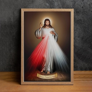 Digital Download Barmherzigkeit, Liebe, Jesus Christus, Motivations Poster, hochwertige Leinwand, Wandkunst, klassisches Poster, Wohnkultur