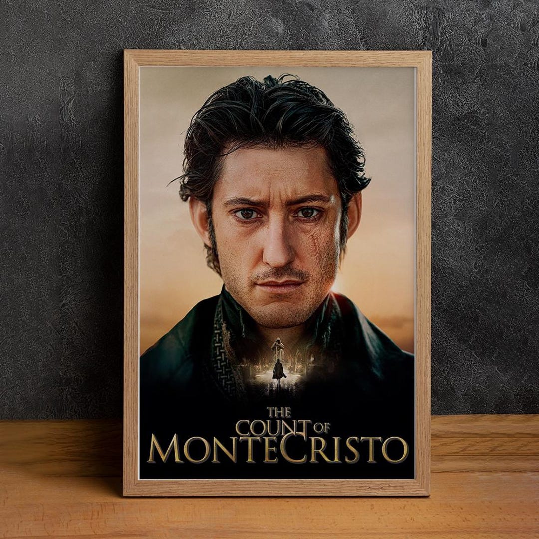 The Count of Monte-cristo Movie Poster, High Quality Canvas Print, Wall ...