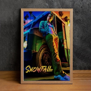Snowfall TV Poster, High Quality Canvas Print, Wall Art, Classic Poster, Film Fan Collectibles, Home Decor