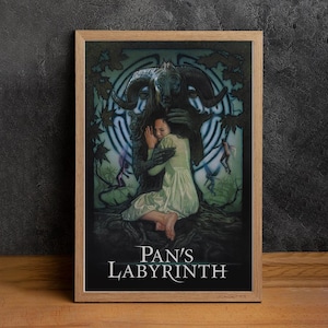Pan&#39;s Labyrinth Movie Poster, High Quality Canvas Print, Wall Art, Classic Poster, Film Fan Collectibles, Home Decor