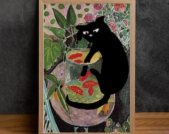 Matisse Print, Matisse Goldfish Poster, High Quality Canvas Print, Wall Art, Classic Poster, Home Decor