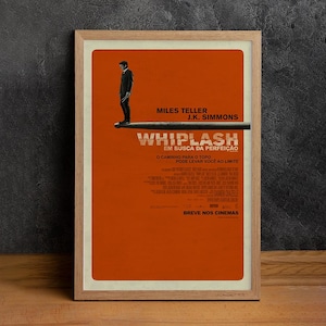 Poster del film Whiplash, stampa su tela di alta qualità, arte murale, poster classico, oggetti da collezione per gli appassionati di cinema, arredamento per la casa