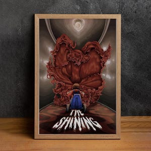 The Shining Movie Poster, High Quality Canvas Print, Wall Art, Classic Poster, Film Fan Collectibles, Home Decor