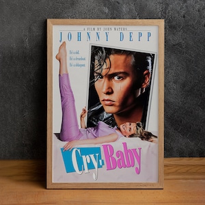 Cry-Baby Film Poster, Hochwertige Leinwand Druck, Wand Kunst, Klassisches Poster, Film Fan Sammlerstücke, Wohndekor
