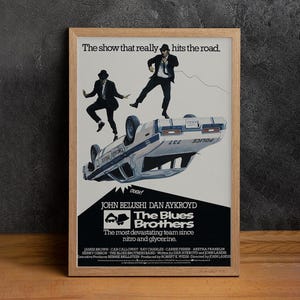 The Blues Brothers Movie Poster, High Quality Canvas Print, Wall Art, Classic Poster, Film Fan Collectibles, Home Decor