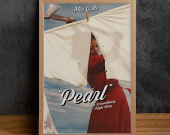 Pearl Movie Poster, High Quality Canvas Print, Wall Art, Classic Poster, Film Fan Collectibles, Home Decor