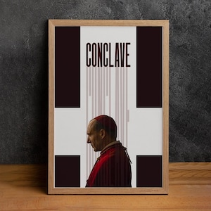 Conclave Movie Poster, High Quality Canvas Print, Wall Art, Classic Poster, Film Fan Collectibles, Home Decor