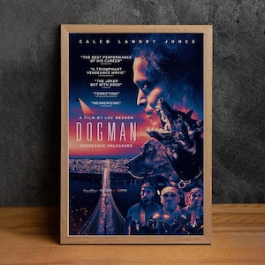 Dogman Movie Poster, High Quality Canvas Print, Wall Art, Classic Poster, Film Fan Collectibles, Home Decor