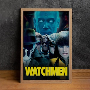 Watchmen Movie Poster, High Quality Canvas Print, Wall Art, Classic Poster, Film Fan Collectibles, Home Decor