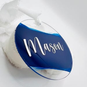 First And Now - Personalized Custom Acrylic Ornament