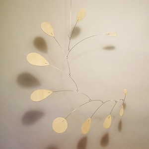 Wooden Baby Mobile - Modern Art Home Decor Plymobius