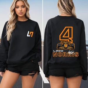 Lando Norris #4 F1 Sweatshirt: Retro Racing Style