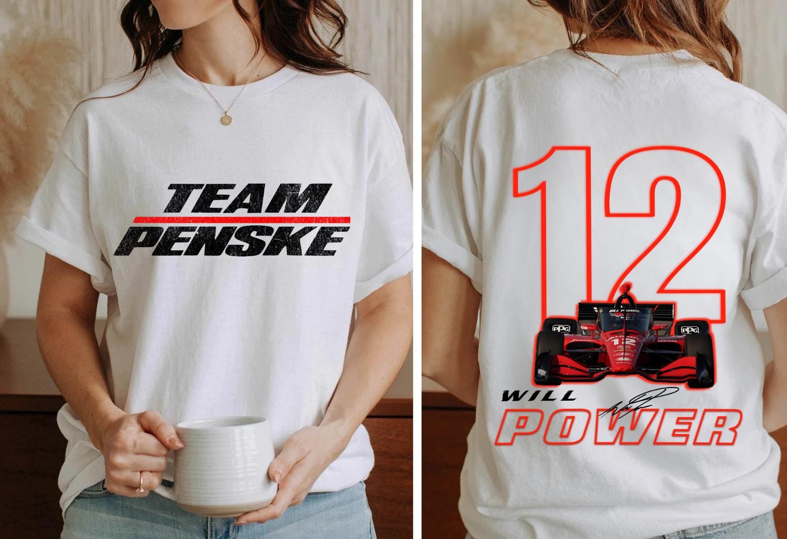 Will Power #12 IndyCar T-Shirt: Retro Racing Tee