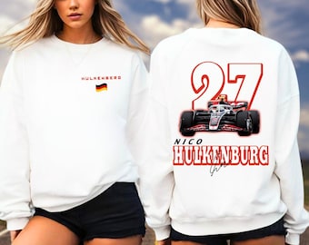 Sudadera de F1 de Nico Hulkenberg: camiseta vintage para aficionados a las carreras