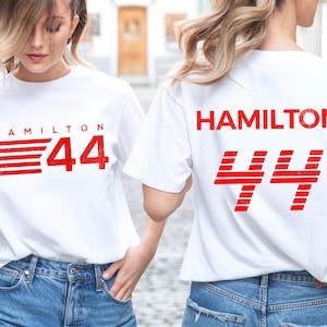 Lewis Hamilton #44 Shirt, F1 Hoodie, Vintage Racing Memorabilia, Retro Hamilton Fan Gift, Lewis Hamilton Crewneck, Formula One Racing Gear