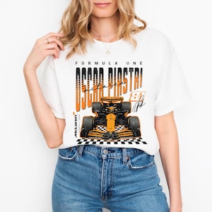Oscar Piastri & Lando Norris F1 Tee – McLaren Racing Sweatshirt for Formula One Enthusiasts, Oscar Piastri, Lando Norris F1 Tee