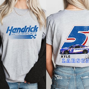 Kyle Larson #5 NASCAR Sweatshirt, Vintage Racing Shirt, Iconic Larson Gift, Retro NASCAR Style, Retro Larson Fan Gift,Iconic Larson Keepsake