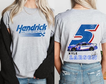Kyle Larson #5 NASCAR Sweatshirt - Retro Racing Fan Gift