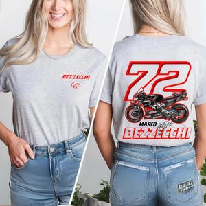 Marco Bezzecchi #72 Racing Tee: VR46 Academy MotoGP Fan Shirt