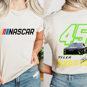 Tyler Reddick #45 NASCAR T-Shirt, Retro Racing Gear, Reddick Enthusiast Gift, Vintage NASCAR Design, Tyler Reddick #45 Racing Tee