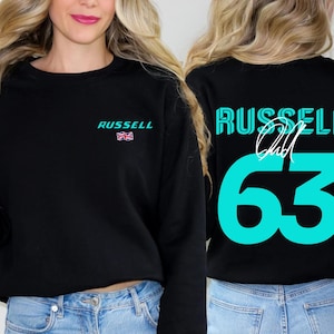 George Russell F1 Shirt: Mercedes #63 Fan Tee