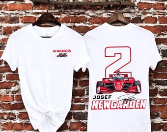 Josef Newgarden #2 IndyCar T-Shirt: Retro Racing T-Shirt