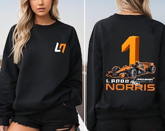Lando Norris #1 F1 T-shirt, Sweatshirt, Hoodie: Retro Racing Style
